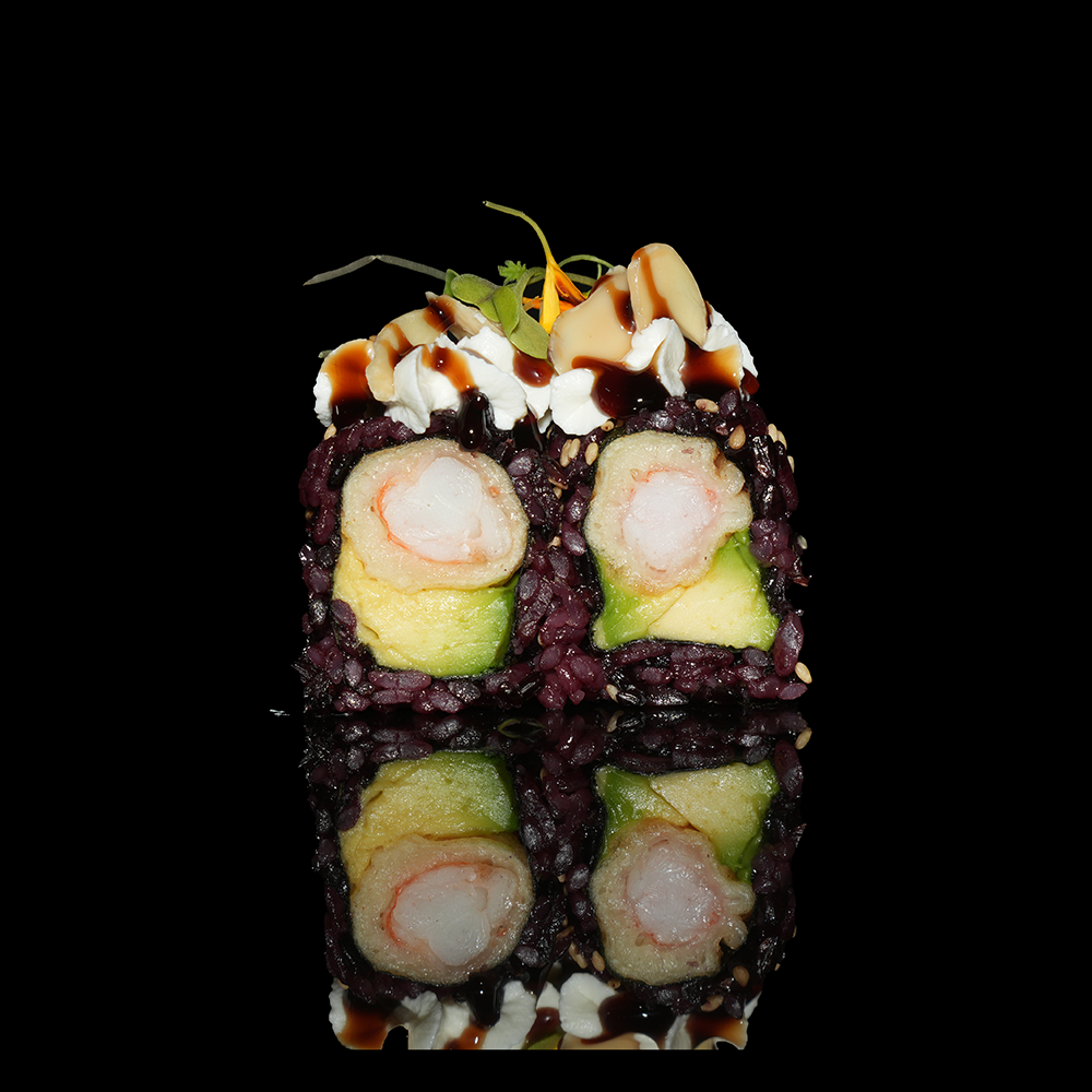 Uramaki venus ebi aguacate con queso crema 4u