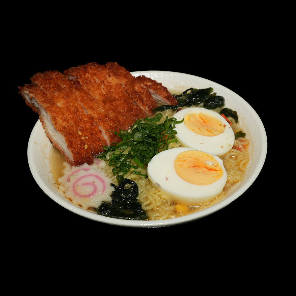Ramen de pollo frito