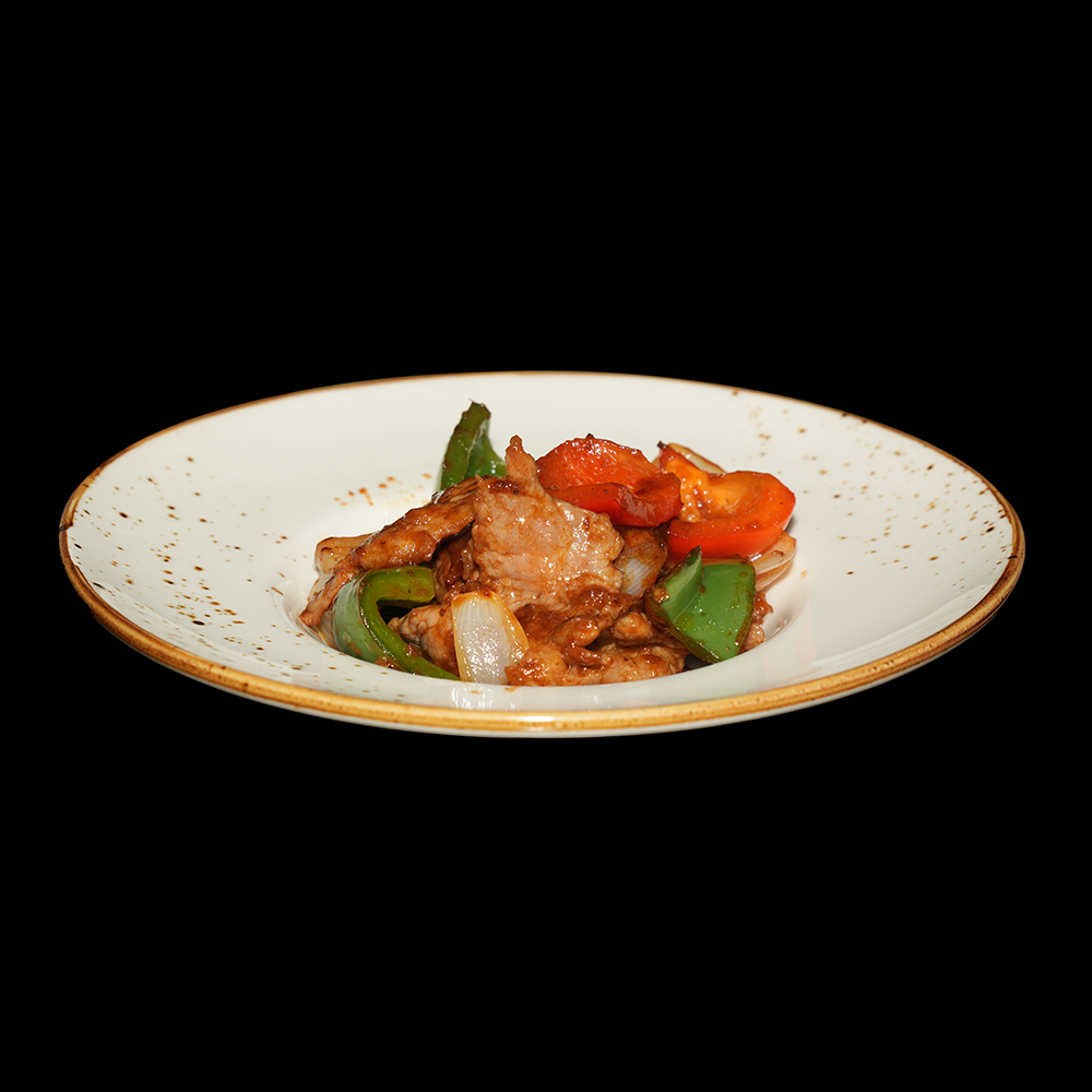 Ternera con salsa teriyaki