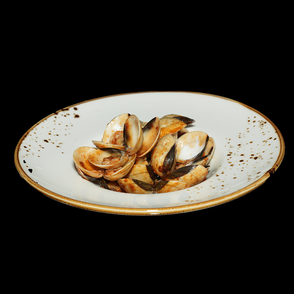 Almeja con salsa picante